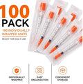 100 Limen Insulin Syringes — 31G, 8mm